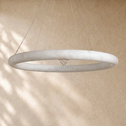 Halimas Halo Alabaster Chandelier