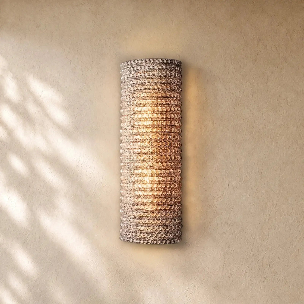 Halo Glass Sconce - 21’’ / Smoke