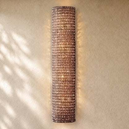 Halo Glass Sconce - 36’’ / Smoke