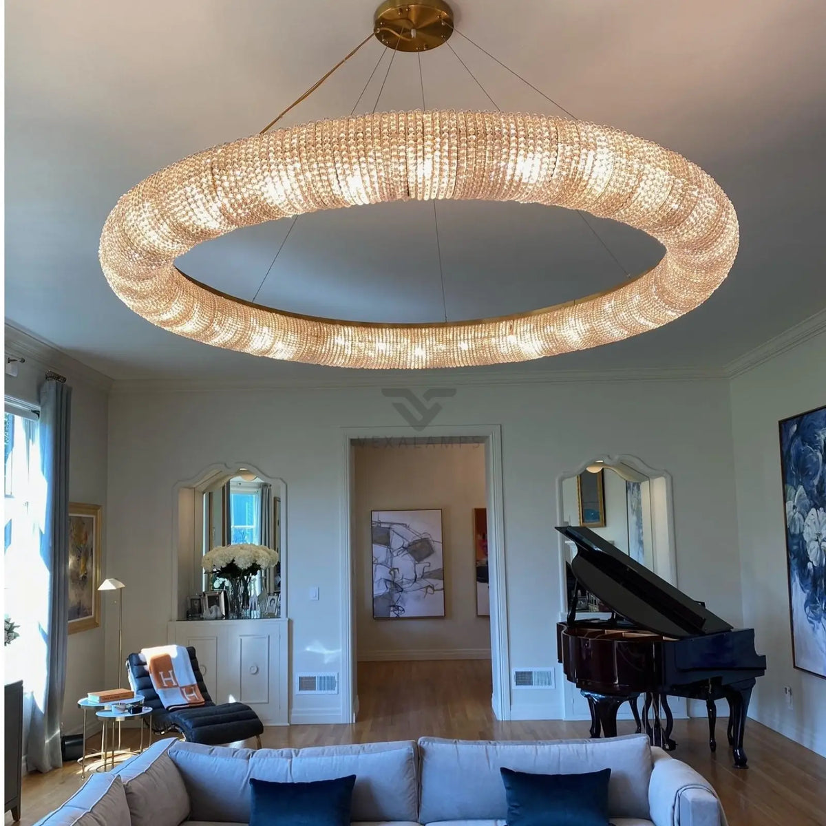 Halo Round Led Chandelier