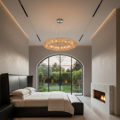 Halo Round Led Chandelier