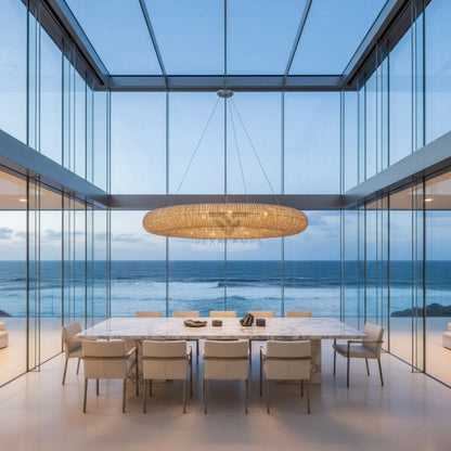 Halo Round Led Chandelier