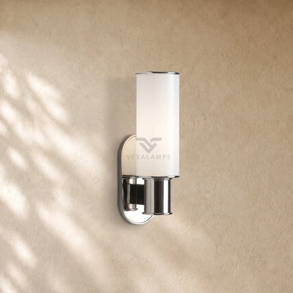 Harlins Milk Glass Wall Sconce