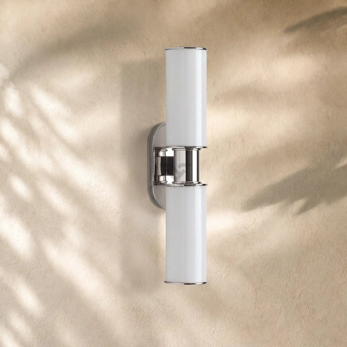 Harlins Modern Milk Glass 2-Light Wall Sconce