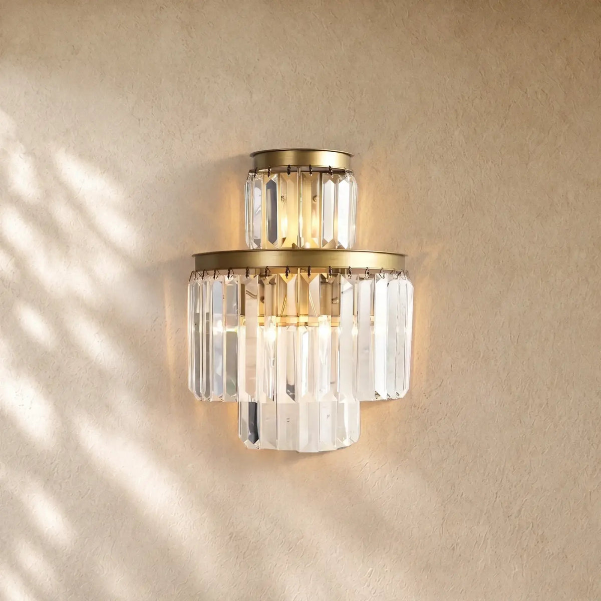 Leylend 3-Light Wall Sconce - Brass
