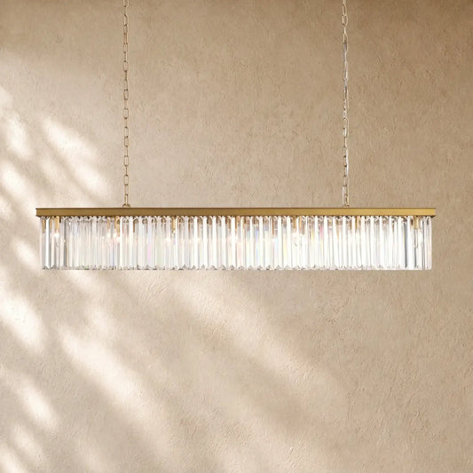 Leylend Rectangular Chandelier 60’’72’’ - 60’’ / Brass