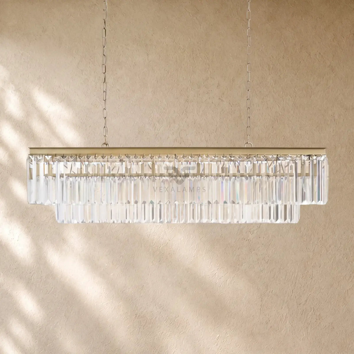 Leylend Tiered Rectangular Chandelier