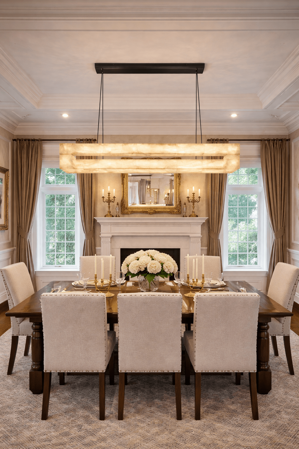 Livage Lueur Rectangular Chandelier - vexalamps