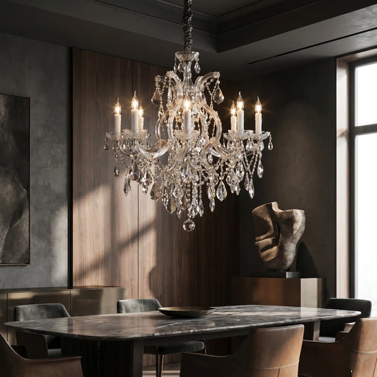 Crystal Glass Chandelier