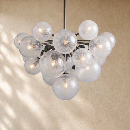 Mandozan Chandelier 19/37 Light - 19 Lights / Black
