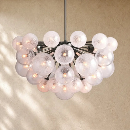 Mandozan Chandelier 19/37 Light - 37 Lights / Black