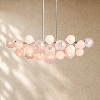 Mandozan Linear Chandelier - Nickel