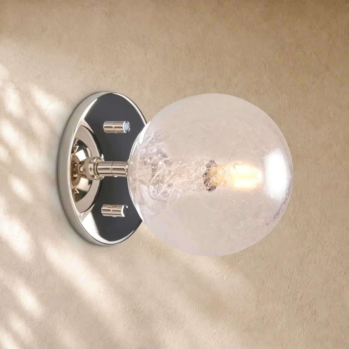 Mandozan Sconce - Nickel