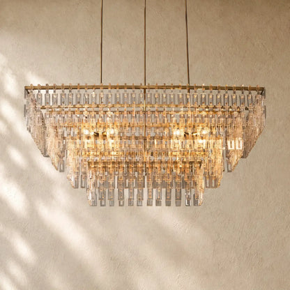 Marina Tiered Rectangular Chandelier