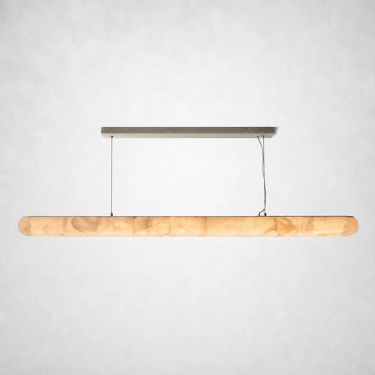 Marquise Lisa Linear Chandelier 80″ - Satin Nickel - Chandelier