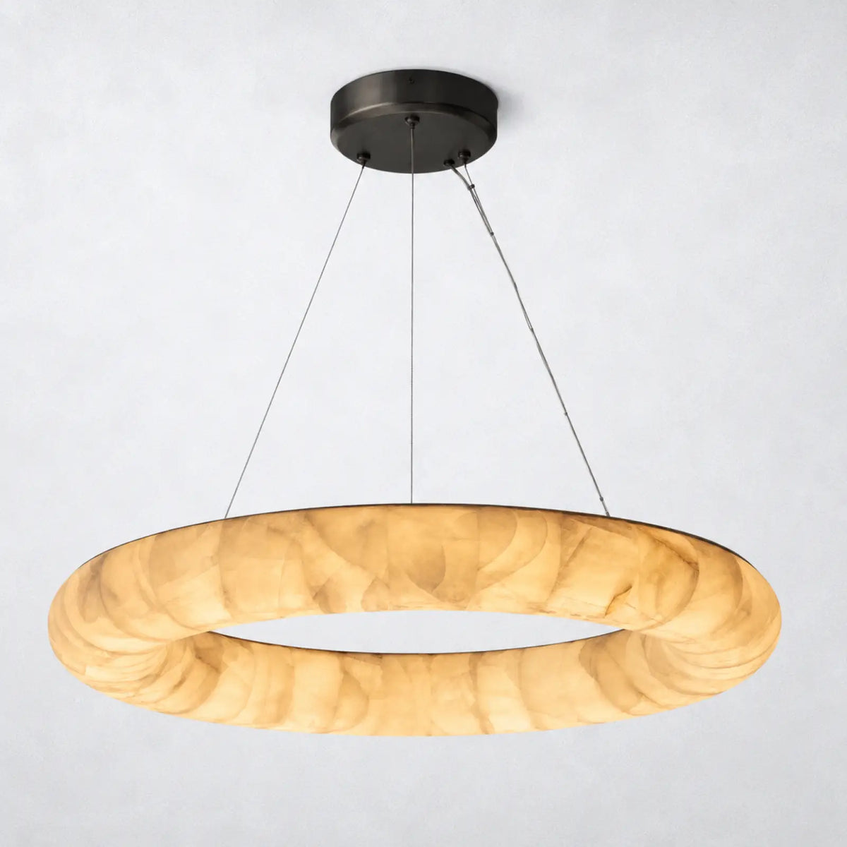 Marquise Lisa Round Chandelier 31″ - Bronze - Chandelier