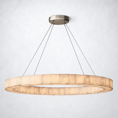 Marquise Round Chandelier 60’’ - Satin Nickel - Chandelier