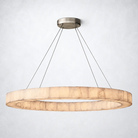 Marquise Round Chandelier 60’’ - Satin Nickel - Chandelier