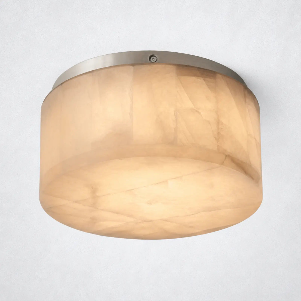 Marquise Round Flushmount 6’’10’’14’’ - Satin Nickel / 10’’D - Flushmount