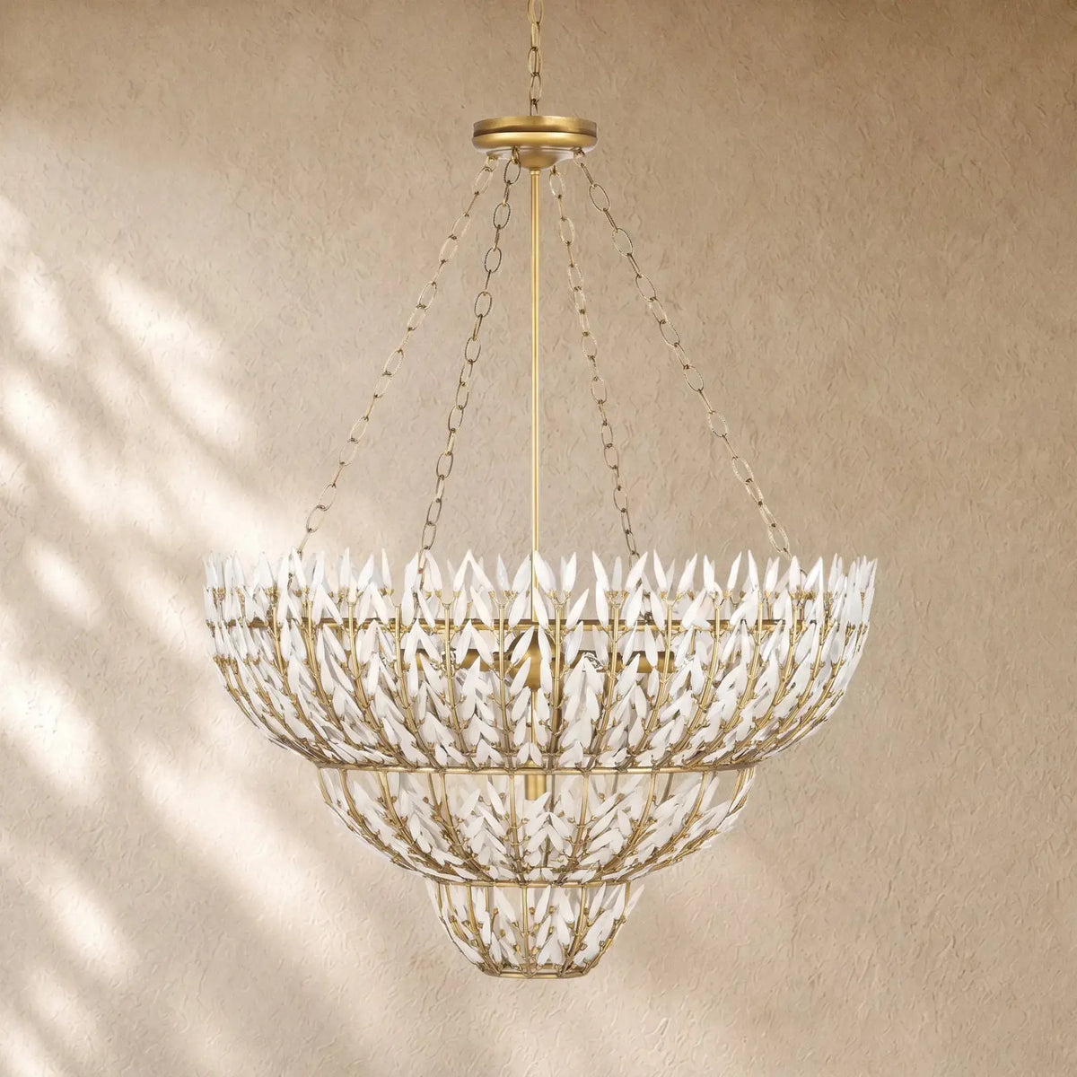 Morrigen Round Chandelier 34’’ 56’’D - 34’’