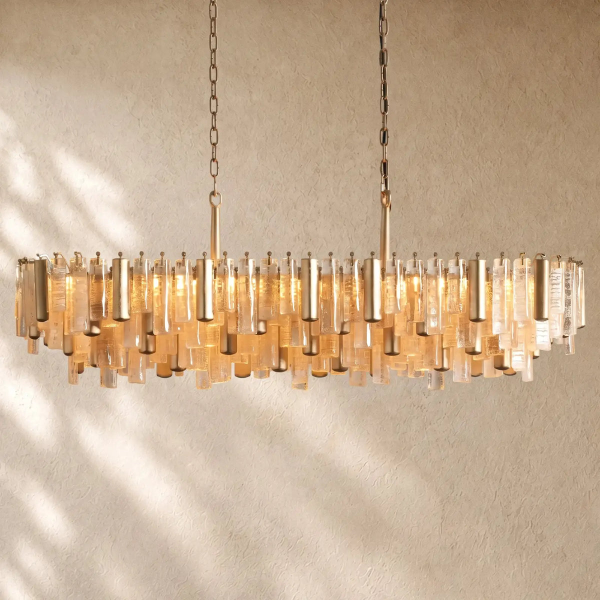 Neva Linear Chandelier - Champagne