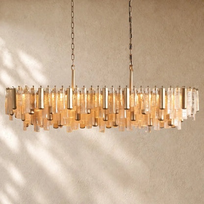 Neva Linear Chandelier - Champagne