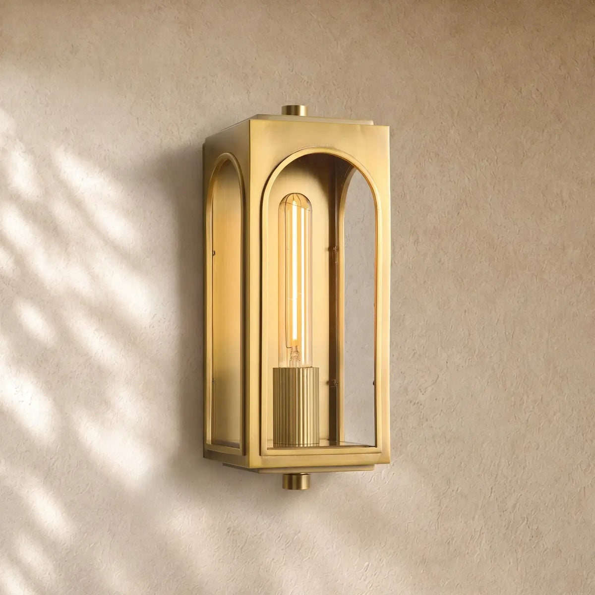 Palladion Outdoor Wall Sconce - 13’’ / Brass