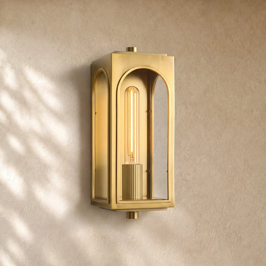 Palladion Outdoor Wall Sconce - 13’’ / Brass