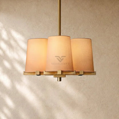 Pauillacia Fabric 4 Light Pendant Light