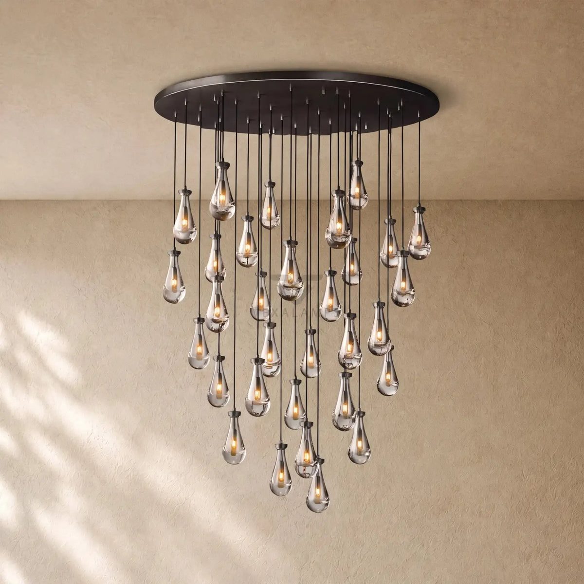 Raining Lighting Round Chandelier