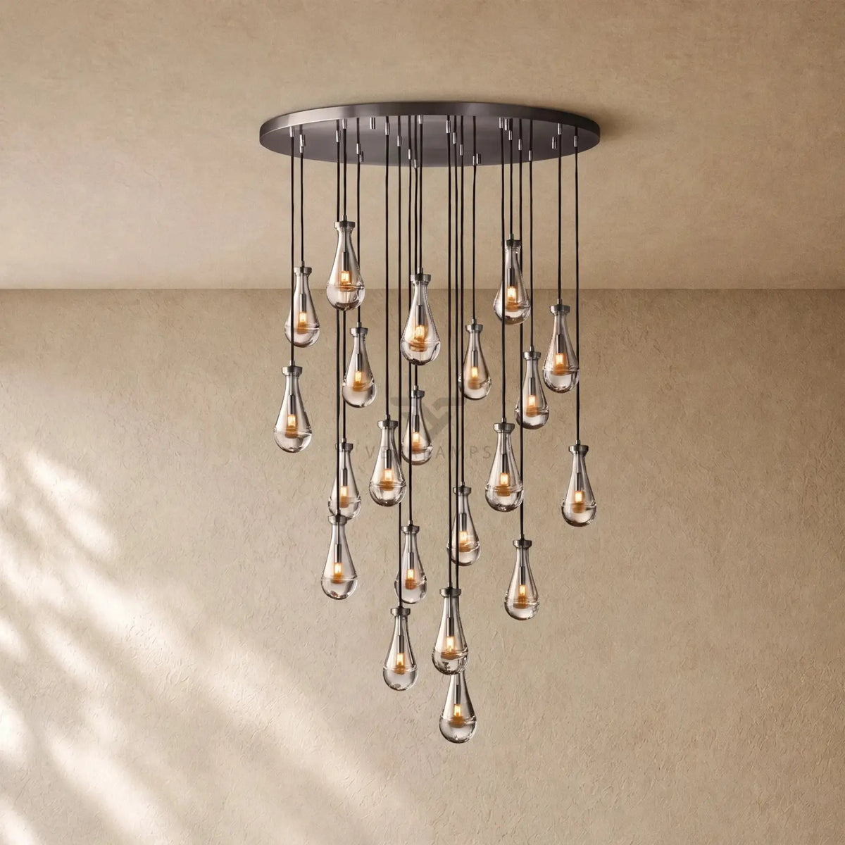 Raining Lighting Round Chandelier