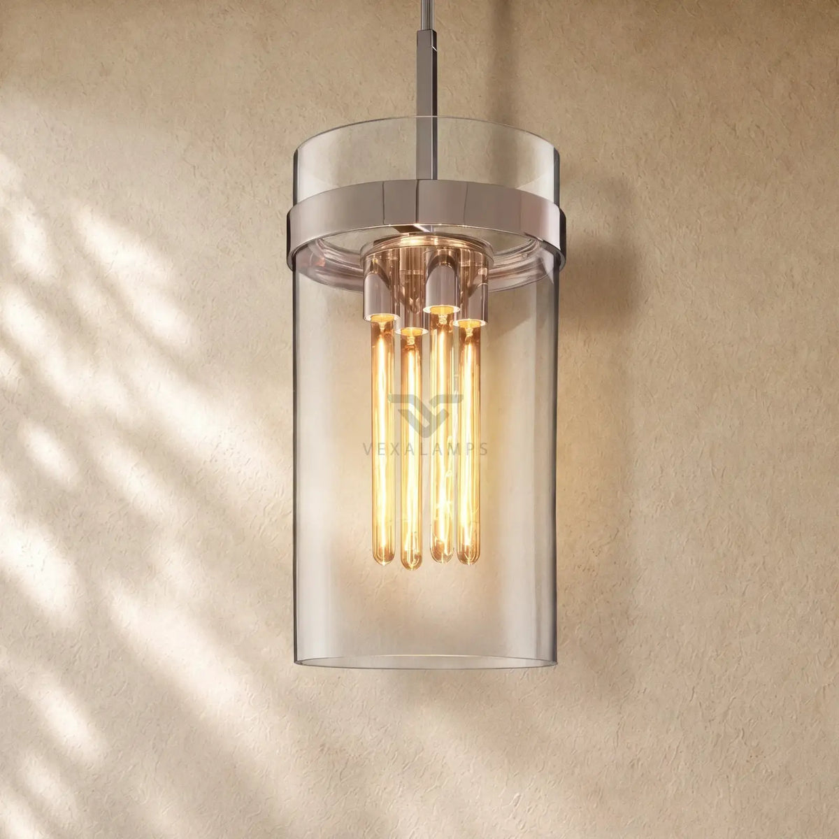 Ravella Clear Glass Cord Pendant