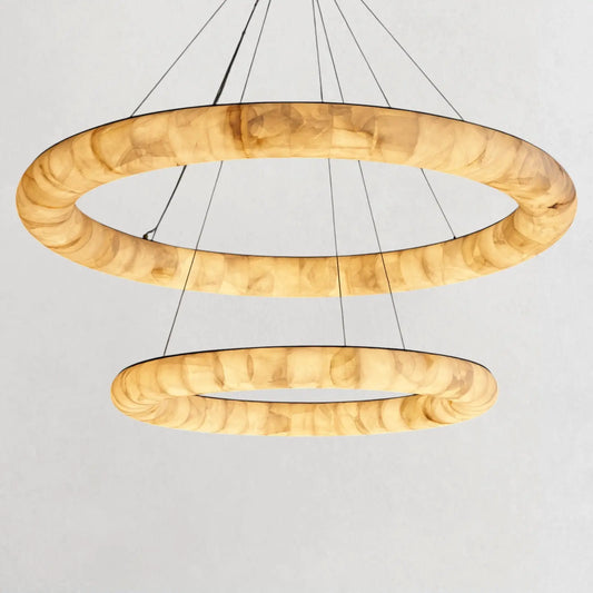 Rivaga Lisse Two - Tiered Round Chandelier - vexalamps