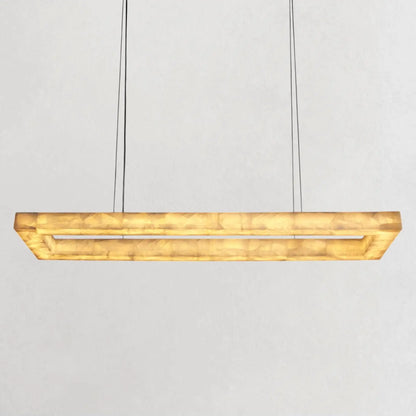Rivaga Lueur Rectangular Chandelier - vexalamps