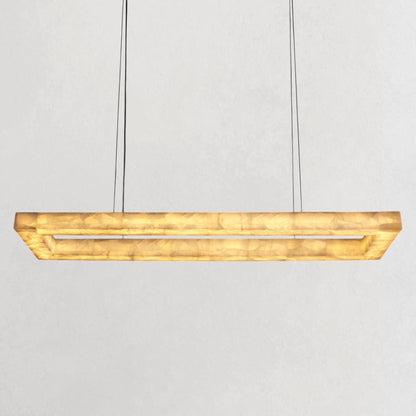 Rivaga Lueur Rectangular Chandelier - vexalamps