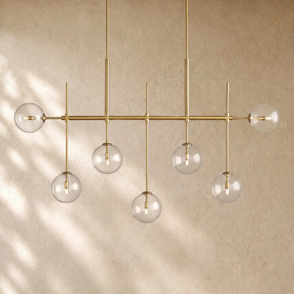 Roscoo Linear Chandelier - Brass / 60’’