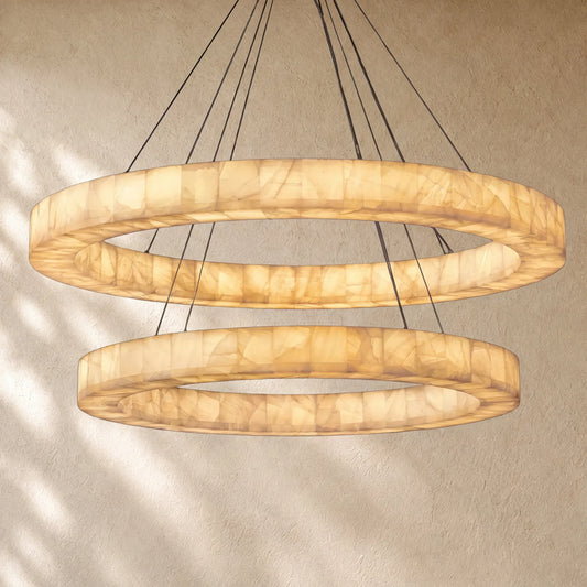 Rivagine Lueur Two-Tier Round Chandelier