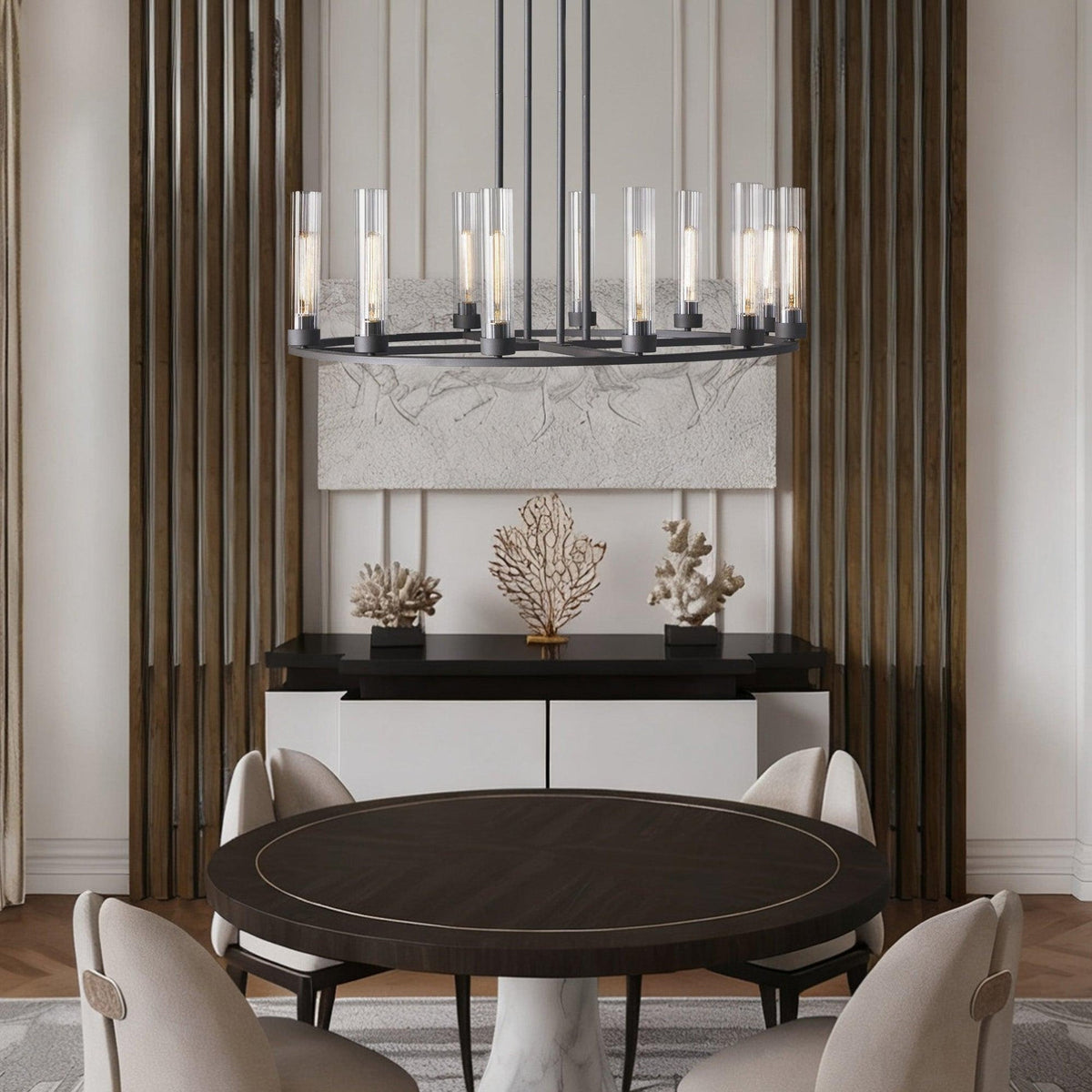 Andreass Round Chandelier 10/12 Light