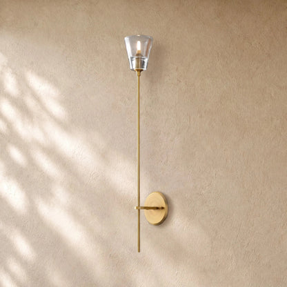 Torche De Verra Grand Sconce - Lacquered Burnished Brass