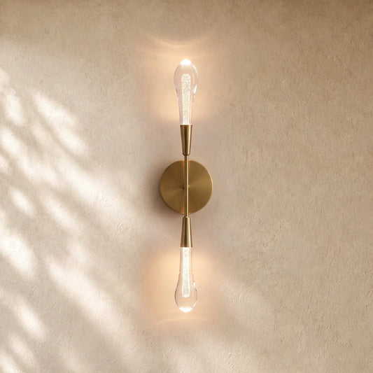 Soltairan Double Sconce - Brass