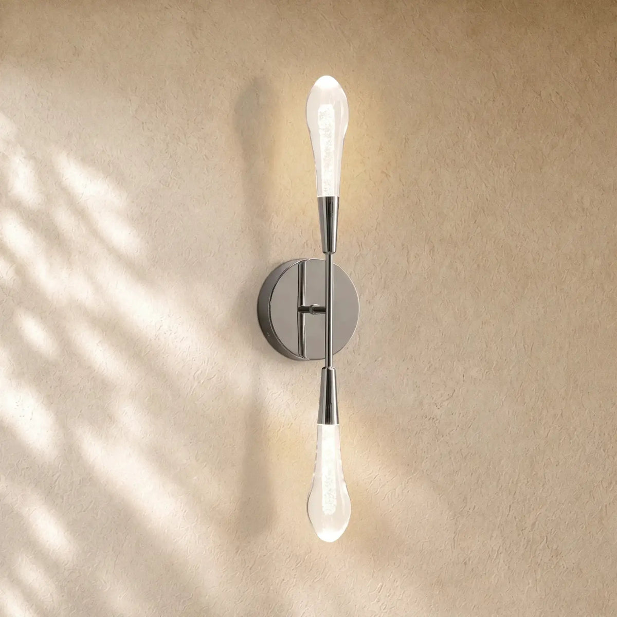 Soltairan Double Sconce - Nickel