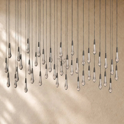 Soltairan Linear Chandelier - Raindrop Pendant Lighting