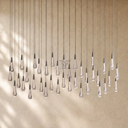 Soltairan Linear Chandelier - Raindrop Pendant Lighting