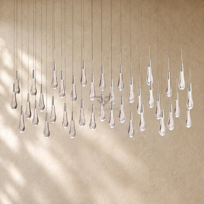 Soltairan Linear Chandelier - Raindrop Pendant Lighting
