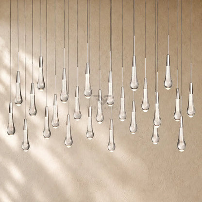 Soltairan Linear Chandelier - Raindrop Pendant Lighting