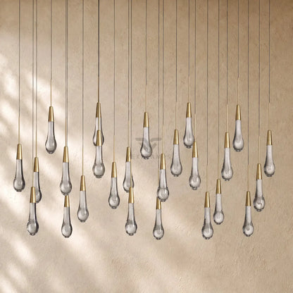 Soltairan Linear Chandelier - Raindrop Pendant Lighting