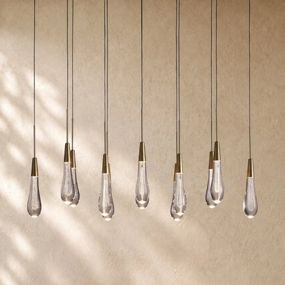 Soltairan Linear Chandelier - Raindrop Pendant Lighting