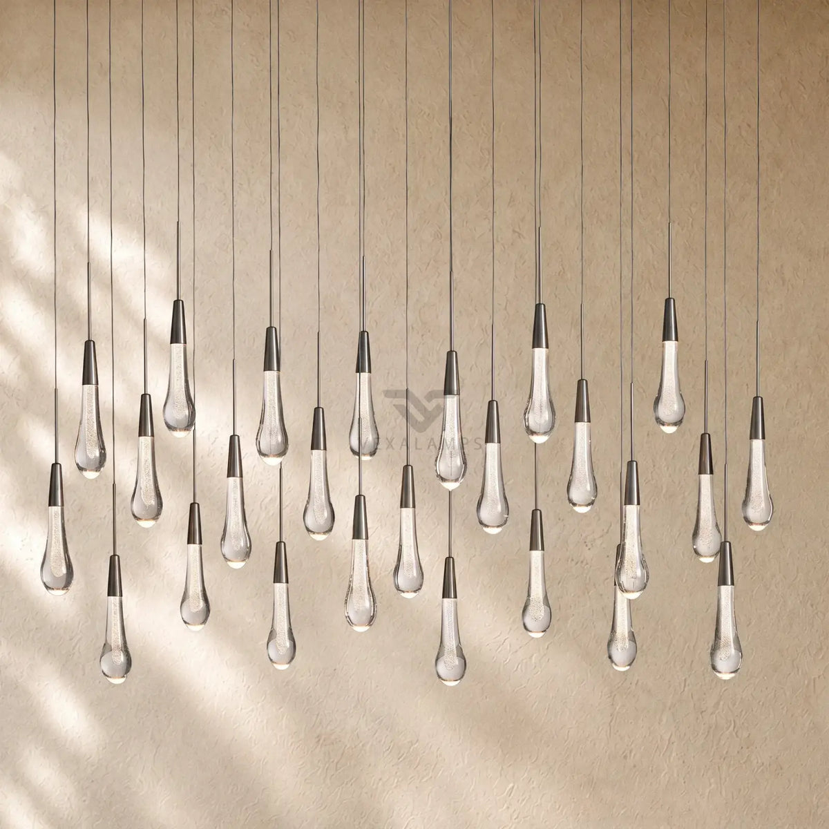 Soltairan Linear Chandelier - Raindrop Pendant Lighting