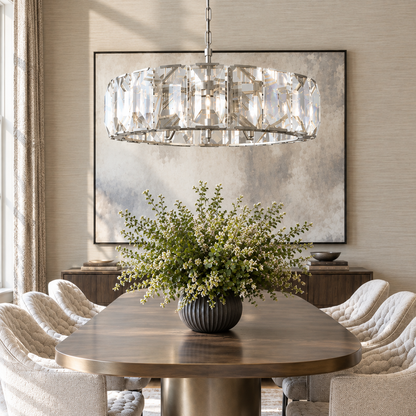 Hadilor Crystal Round Chandelier