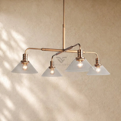 Theronm Glass Round Chandelier